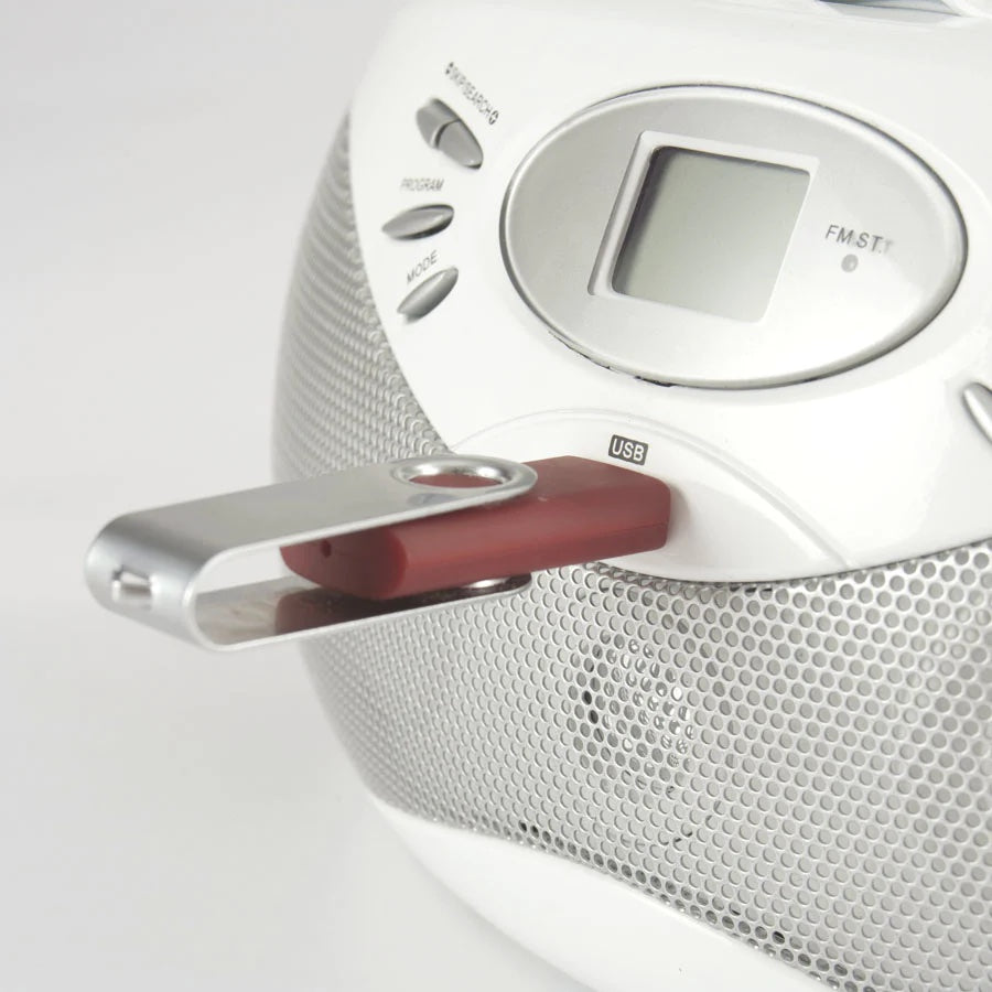 Group Listener CD Player/FM Radio With 6 Headphones