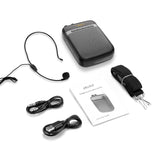 Voice Amplifier Bluetooth Microphone – Black