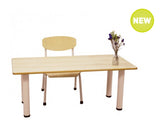 Rectangular Birch Laminated Table 120cmL x 60cmW x 47cmH