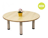 Round Birch Laminated Table 90cm Diam x 40cmH