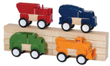 Block Mates Construction Vehicles 16pcs