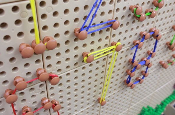 STEM Wall Lacing Pegs & Laces – 230 Piece Set