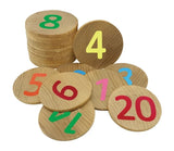 Numbers Memory Discs Game 40pcs