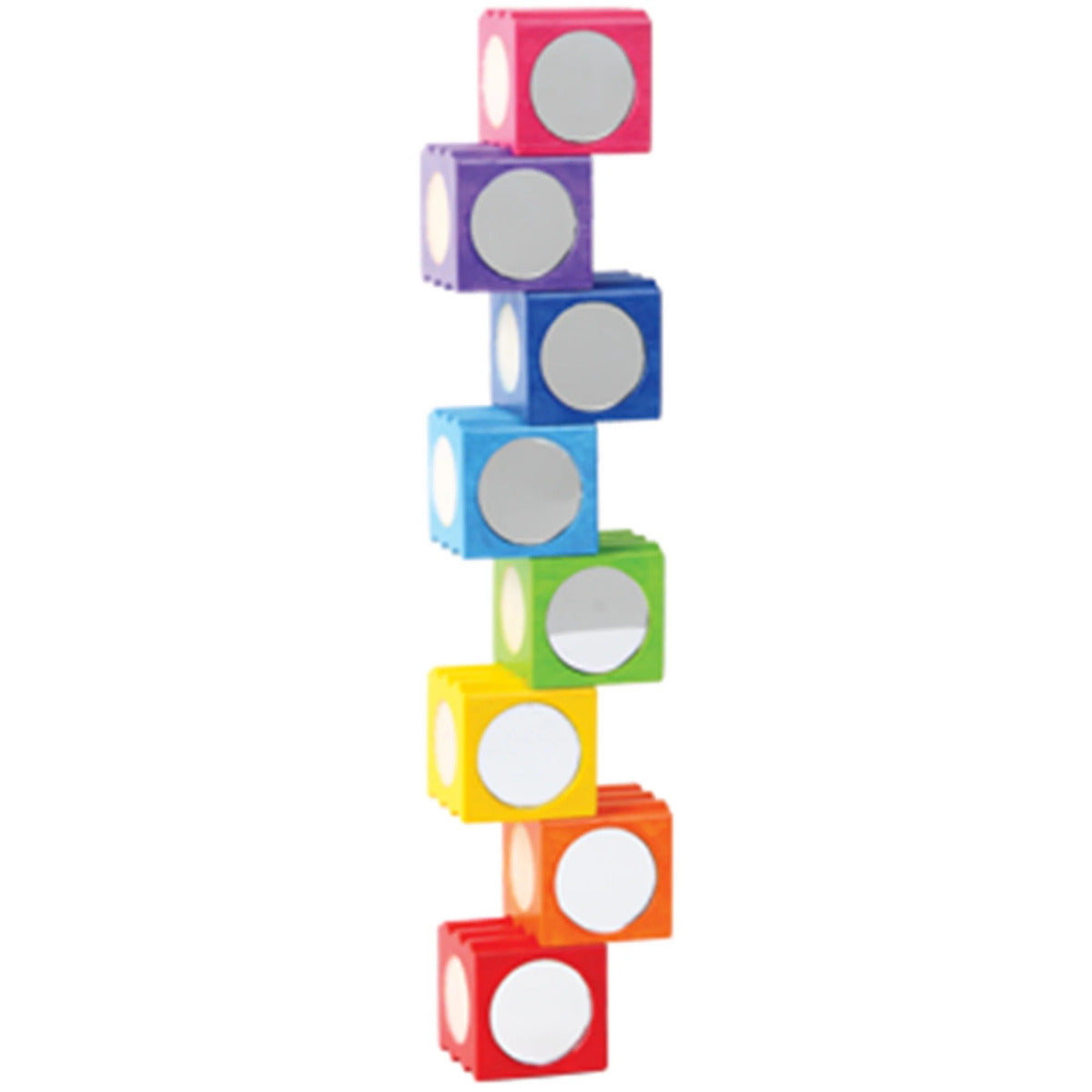 Rainbow Sensory Texture Blocks 8pcs