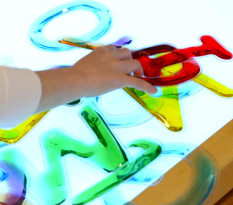 Squishy Uppercase Alphabet & Numbers – 36 Piece Sensory Learning Set