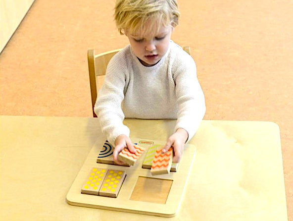 Double-Sided Tactile and Pattern Matching Board