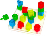 Crystal Fluoro Peggy Count and Match Pegboard