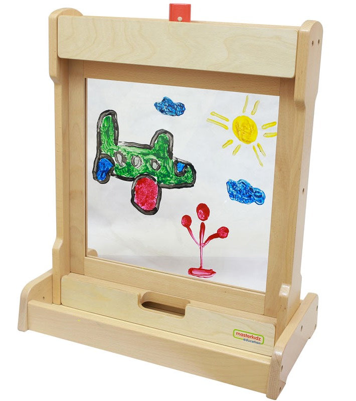 Double-Sided Activity Board Tabletop Stand and Painting Window