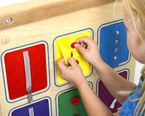 Activity Board - Zippers and Buttons