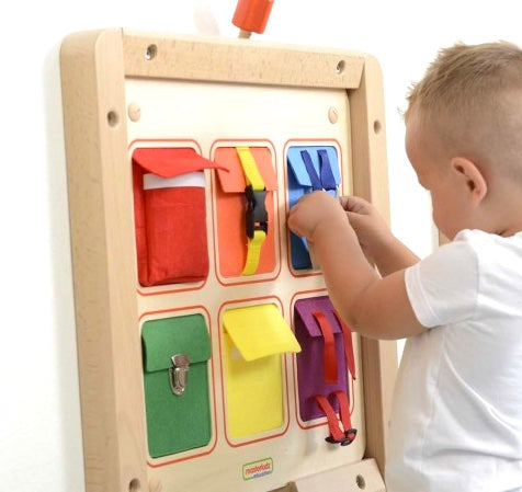 Activity Board - Buckles, Clips and Velcro