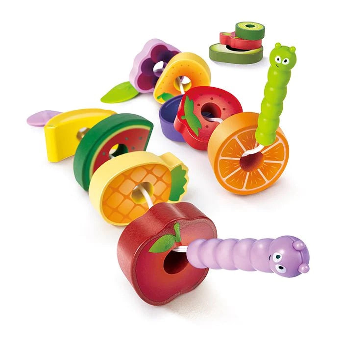 Caterpillar's Feast Threading Fruit Set 15pcs