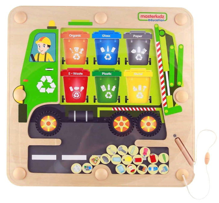 Waste Sorting & Recycling Board | Magnetic Sustainability Resource | Edu-21