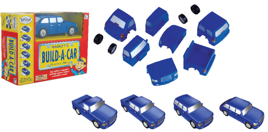 Magnetic Build-A-Car, Truck , SUV 11pcs