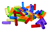Plug It Wall Panel Acrylic Cylinders in Storage Pouch 48pcs