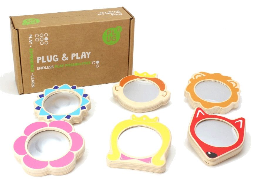 Plug It Mirrors Set 6pcs