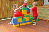 Coko Jumbo Blocks 2×4 stud Assorted Colours 48 pcs