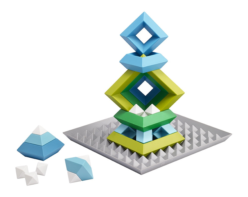 3D Geoshapes Builder With Base Set 24pcs