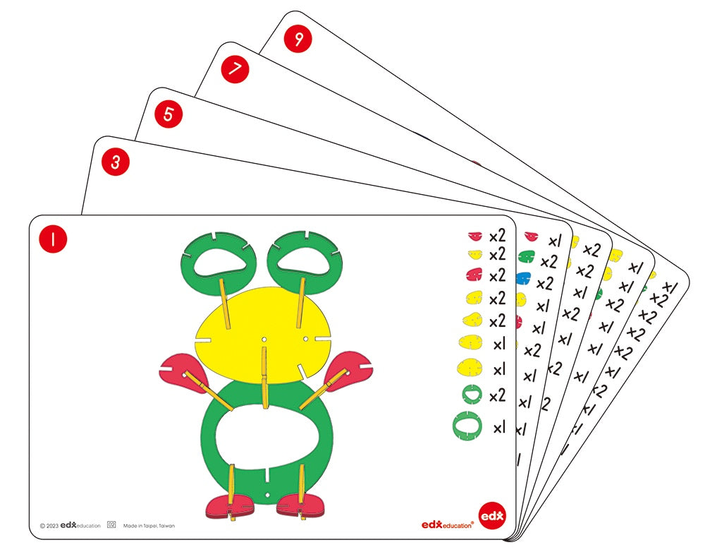 Interlocking Translucent Rainbow Orbs 108pcs