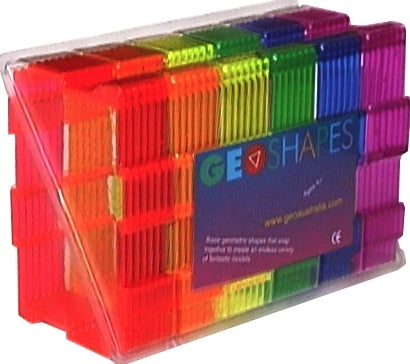 Geoshapes Rectangles Crystal Fluoro Pack 42pcs