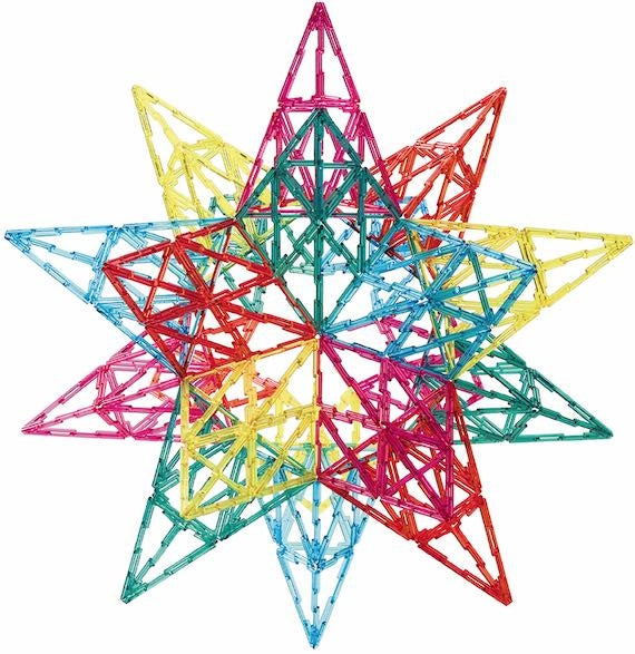 Geoshapes Crystal Fluoro Schools Pack in Tub 480pcs