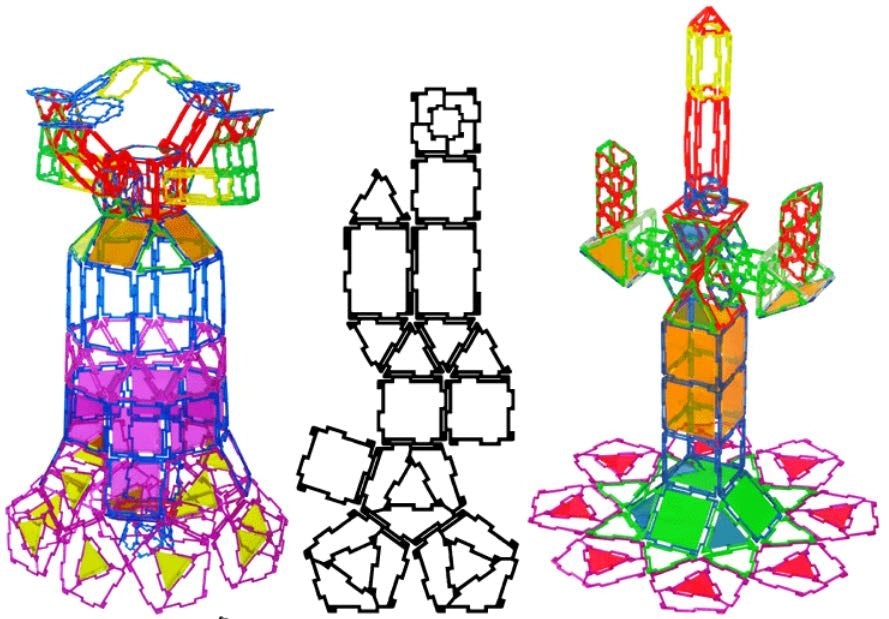 Geoshapes & Mini Geofix Set with Connectors – 224pcs for Classroom Learning
