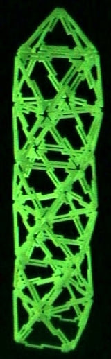 Mini Geofix Glow-in-the-Dark Triangles 120pcs
