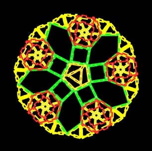 Mini Geofix Crystal Fluro Construction Set – 150pcs for Classrooms