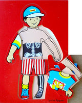 Caucasian Boy 3 Layer Puzzle 17pcs