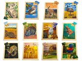 Large Aussie Animals Puzzles and Posters Set of 24