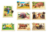 On the Farm Puzzles and Posters Set of 16