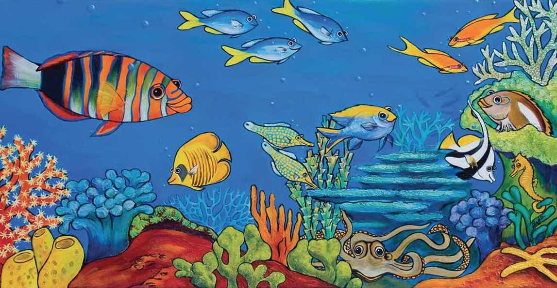 Octopus Garden Giant Floor Puzzle 32pcs