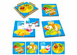 Daily Food Table Puzzle Set of 4