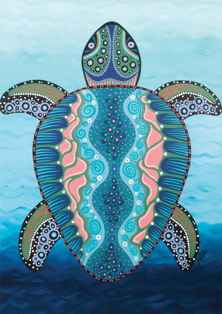 Sea Turtle A3 Puzzle 96pcs