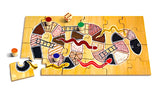 Large Serpents and Ladders Puzzle Game