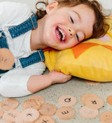 Sign Language Wooden Discs 44pcs