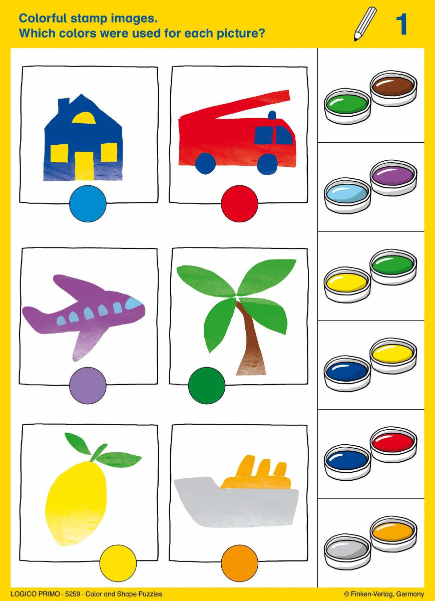 Logico PRIMO Starter Set - Games Board and 3 Sets of 16 Double-Sided Self-Correcting Cards (3yrs+)