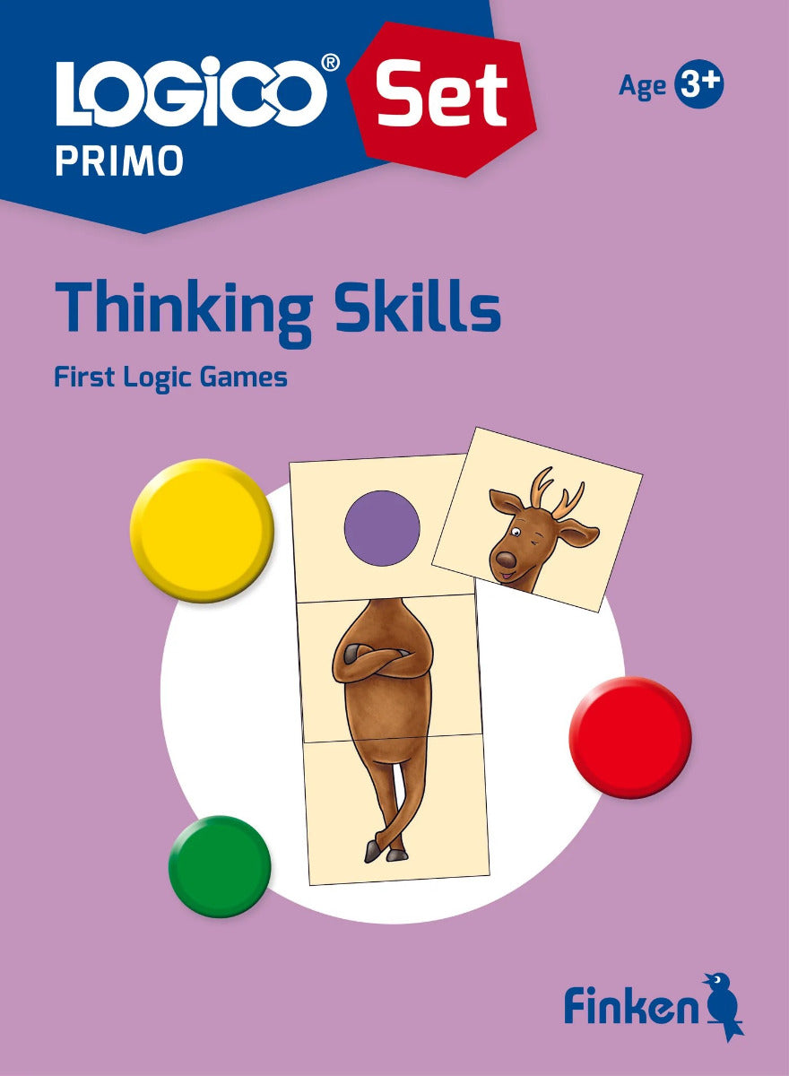 Logico PRIMO Thinking Skills 16 Double-Sided Self-Correcting Cards (3yrs+)