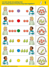 Logico PRIMO First Math With Pictures 16 Double-Sided Self-Correcting Cards (4yrs+)
