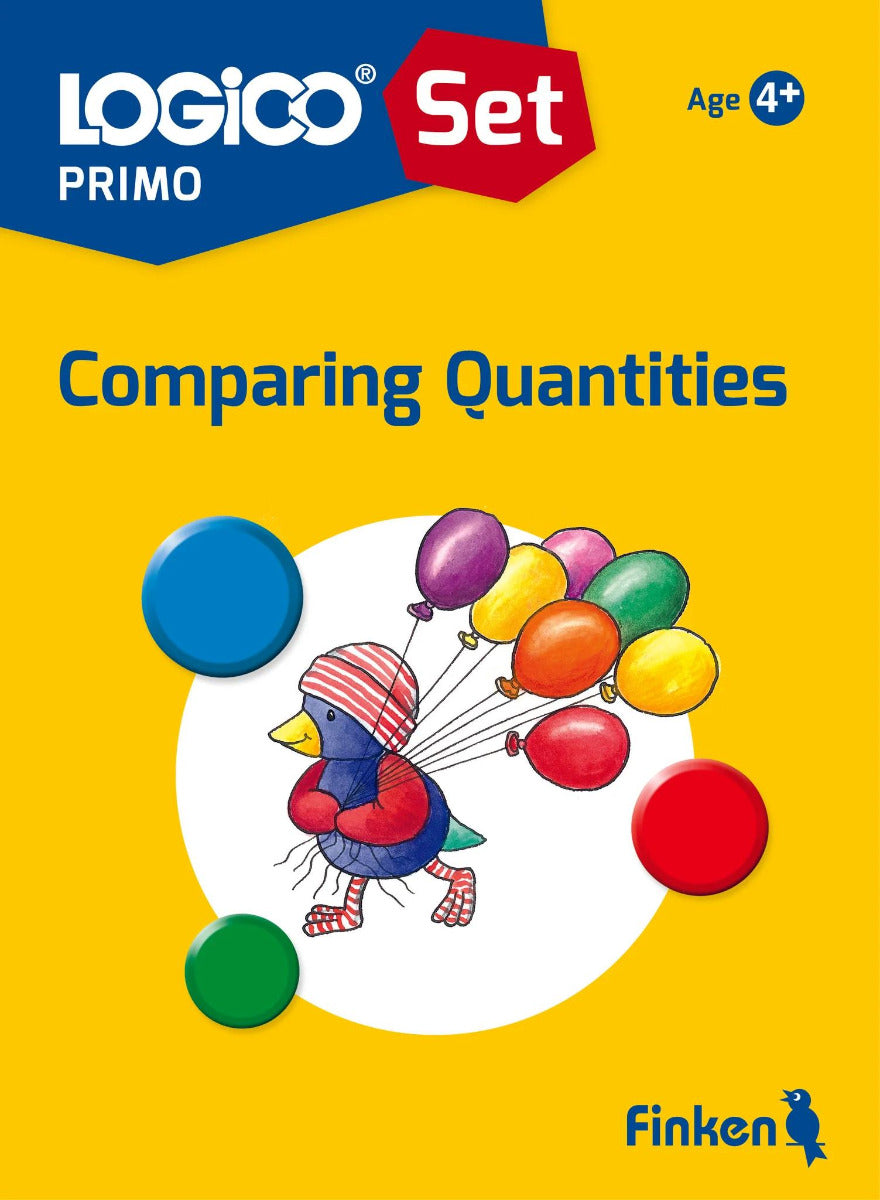 Logico PRIMO Comparing Quantities 16 Double-Sided Self-Correcting Cards (4yrs+)