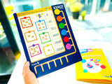 Logico PRIMO Starter Set - Games Board and 3 Sets of 16 Double-Sided Self-Correcting Cards (4yrs+)