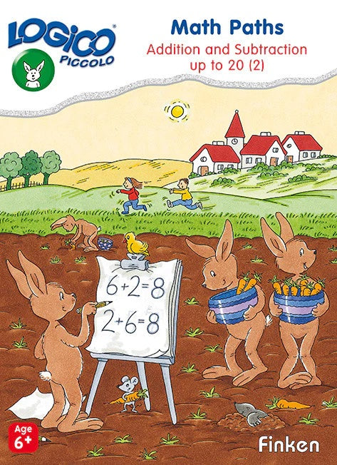 Logico PICCOLO Complete Set - Games Board and 6 Sets of 16 Double-Sided Self-Correcting Cards (6-7yrs+)