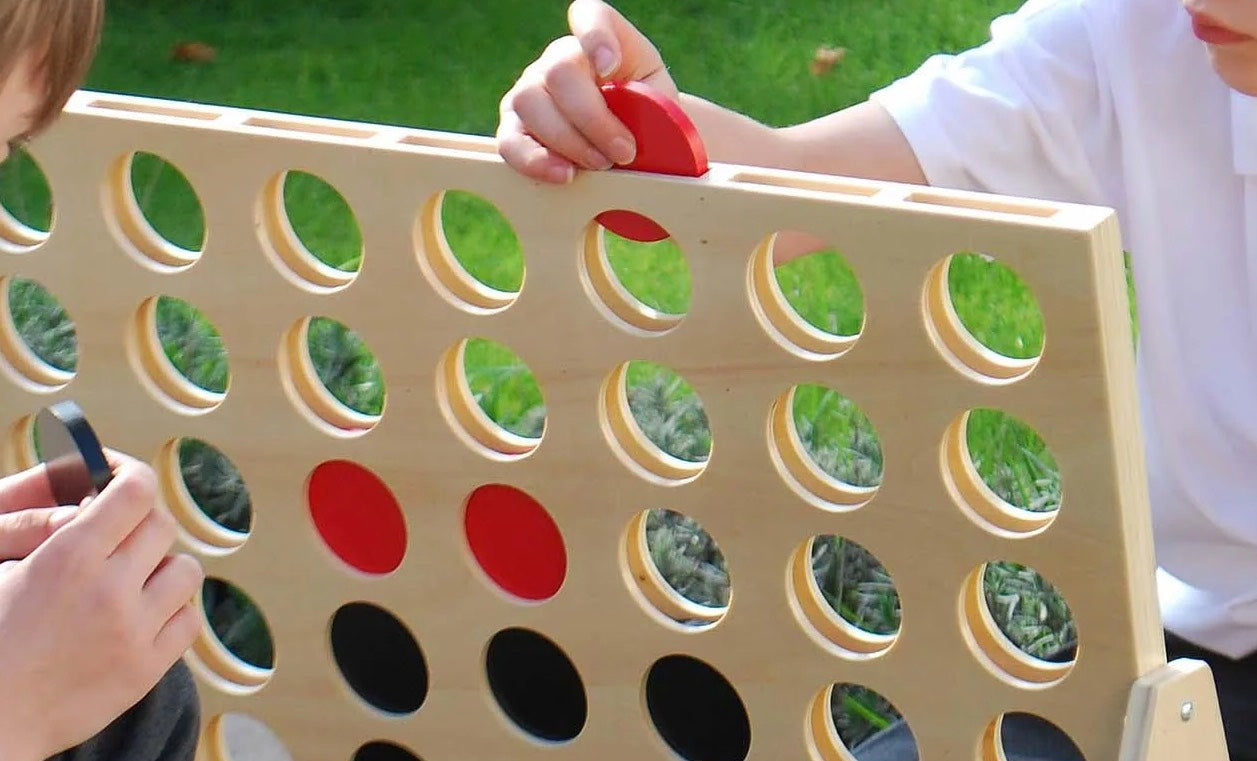 Large Wooden Four In a Row