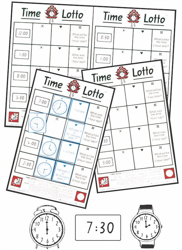 Time Lotto - Analogue & Digital Time Game