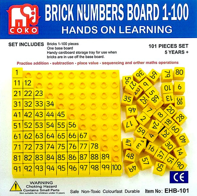 Coko Cube Brick 100s with Baseboard | Hands-On Maths Resource – Edu-21