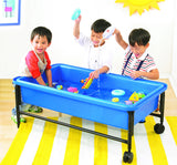 Sand and Water Playtray and Frame Blue 58cmH