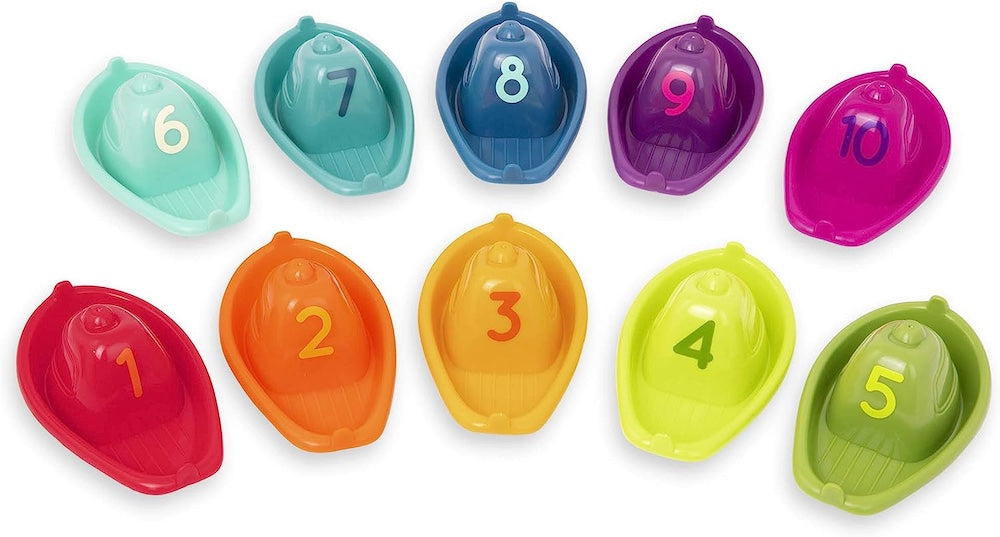 Stacking Number Boats 10pcs