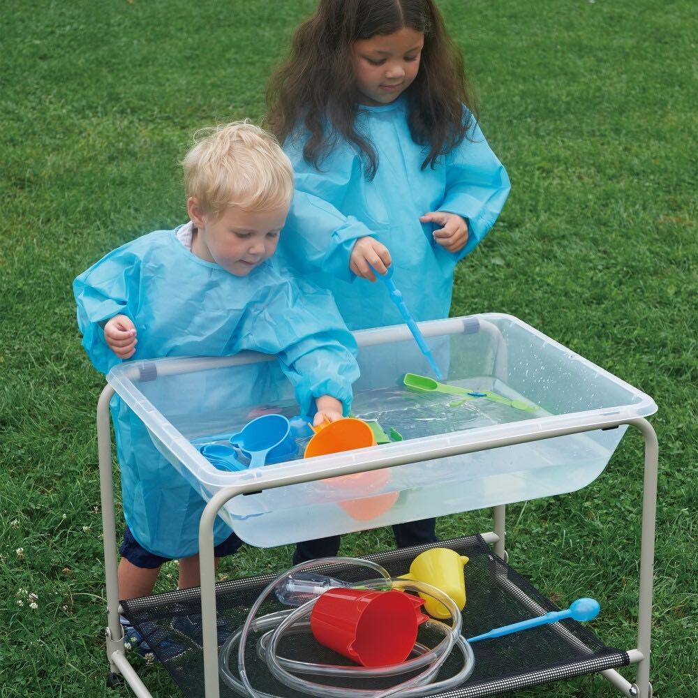 Foldaway Small Sand and Water Play Tray with Stand 58cmH