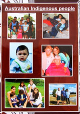 Australian Indigenous People Laminated A3 Poster