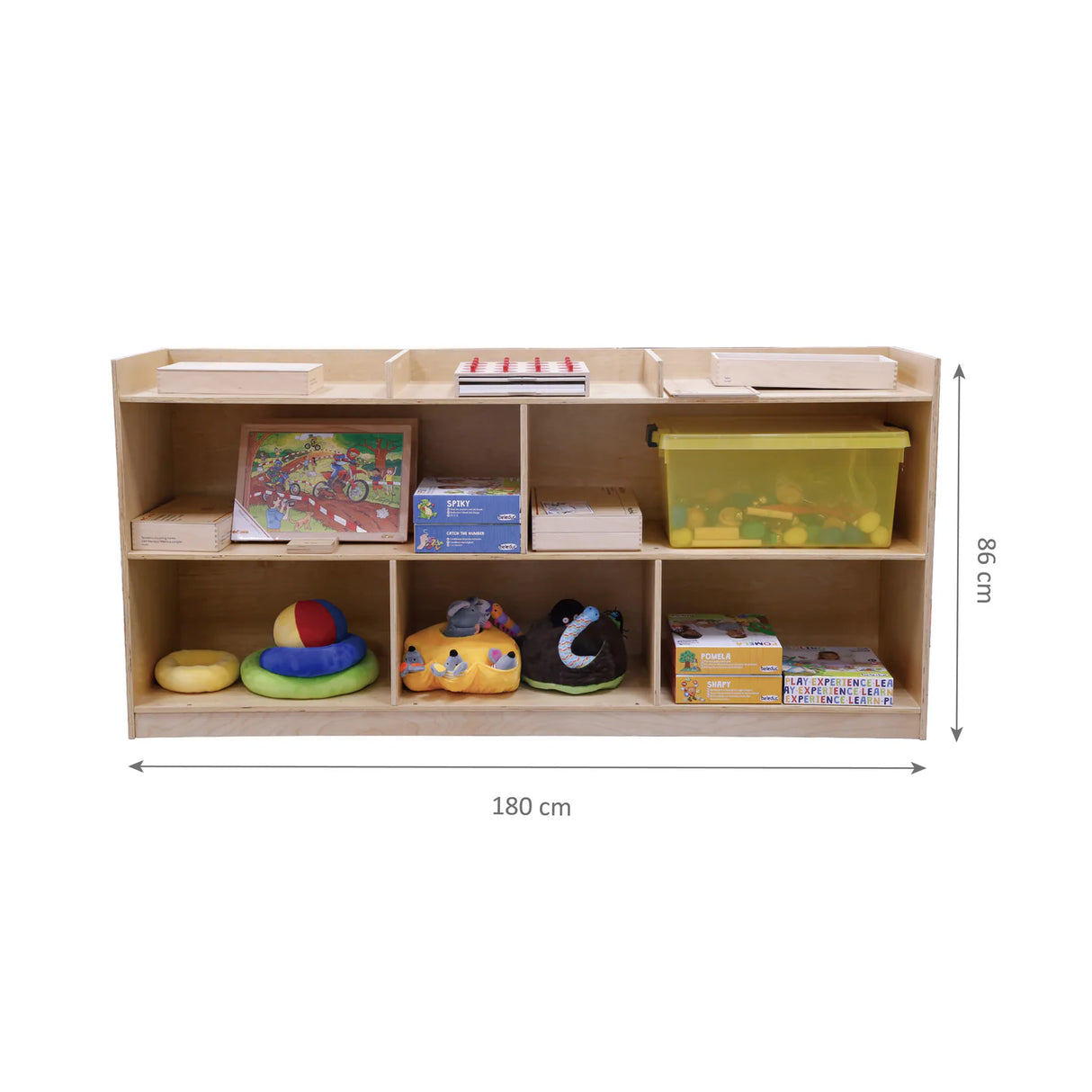 Solid Birch Ply Block Storage Unit 180cmL