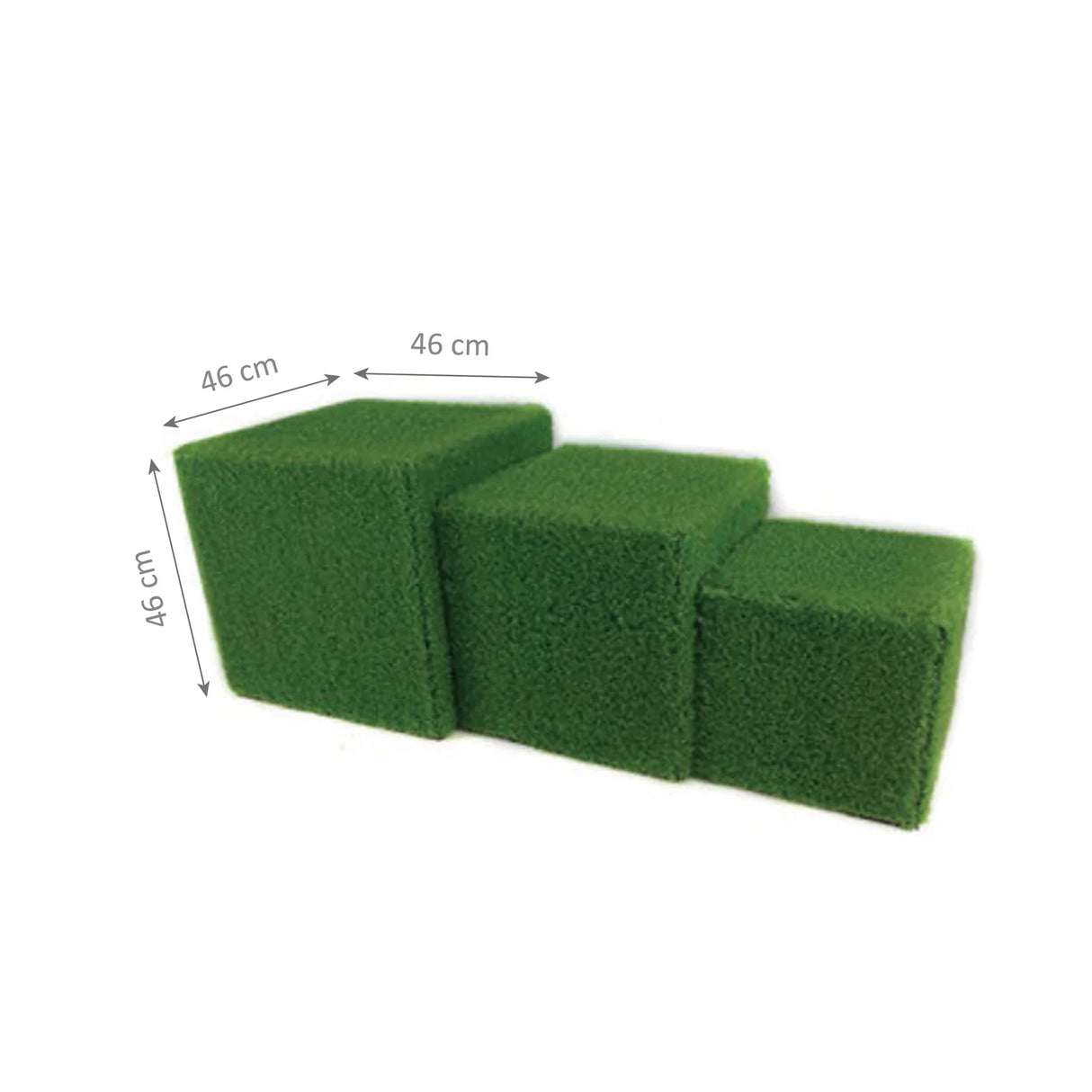 Grassy Cubes Set of 3
